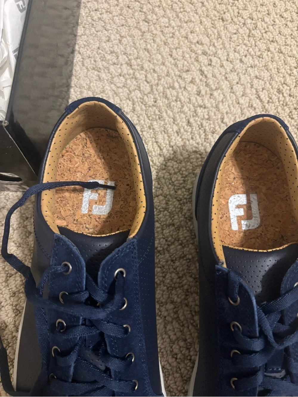 Men's Navy Casual Lace-Up Sneakers